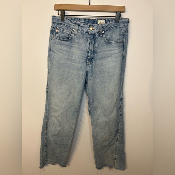 AG Twisted Alexxis High Rise Vintage Fit Straight Jeans in Sphinx Wash, Size 29 - Picture 6 of 13